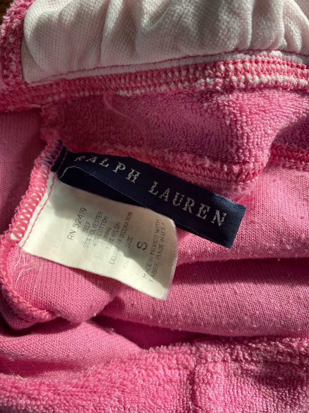Ralph Lauren Pink Swimsuit Coverup | Size Small - Picture 4 of 4